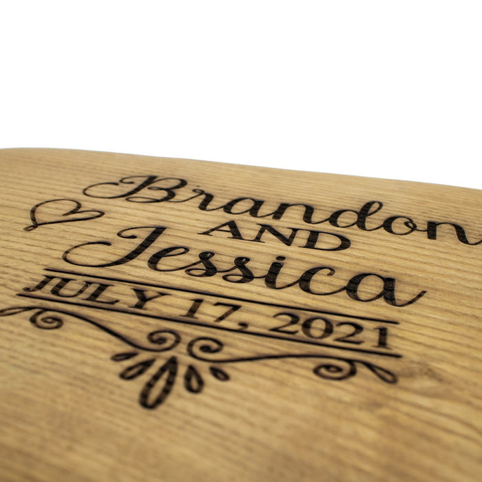 Personalized Cutting Board, Presentation Board,Personalized Wedding Gift,Chestnut Wood Board,Cutting Board,Engraving Embroidered Custom Gift